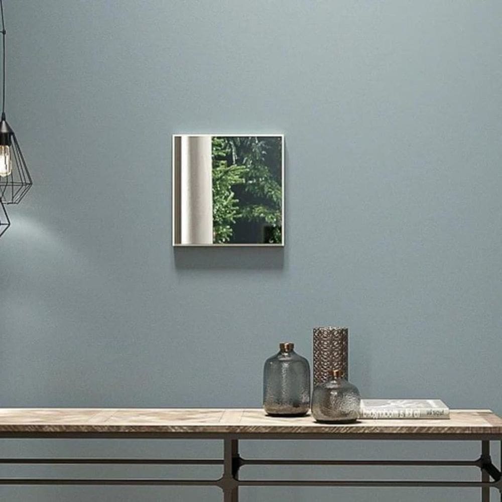 Espelho Decorativo Quadrado 30cm Off White Dalla Costa