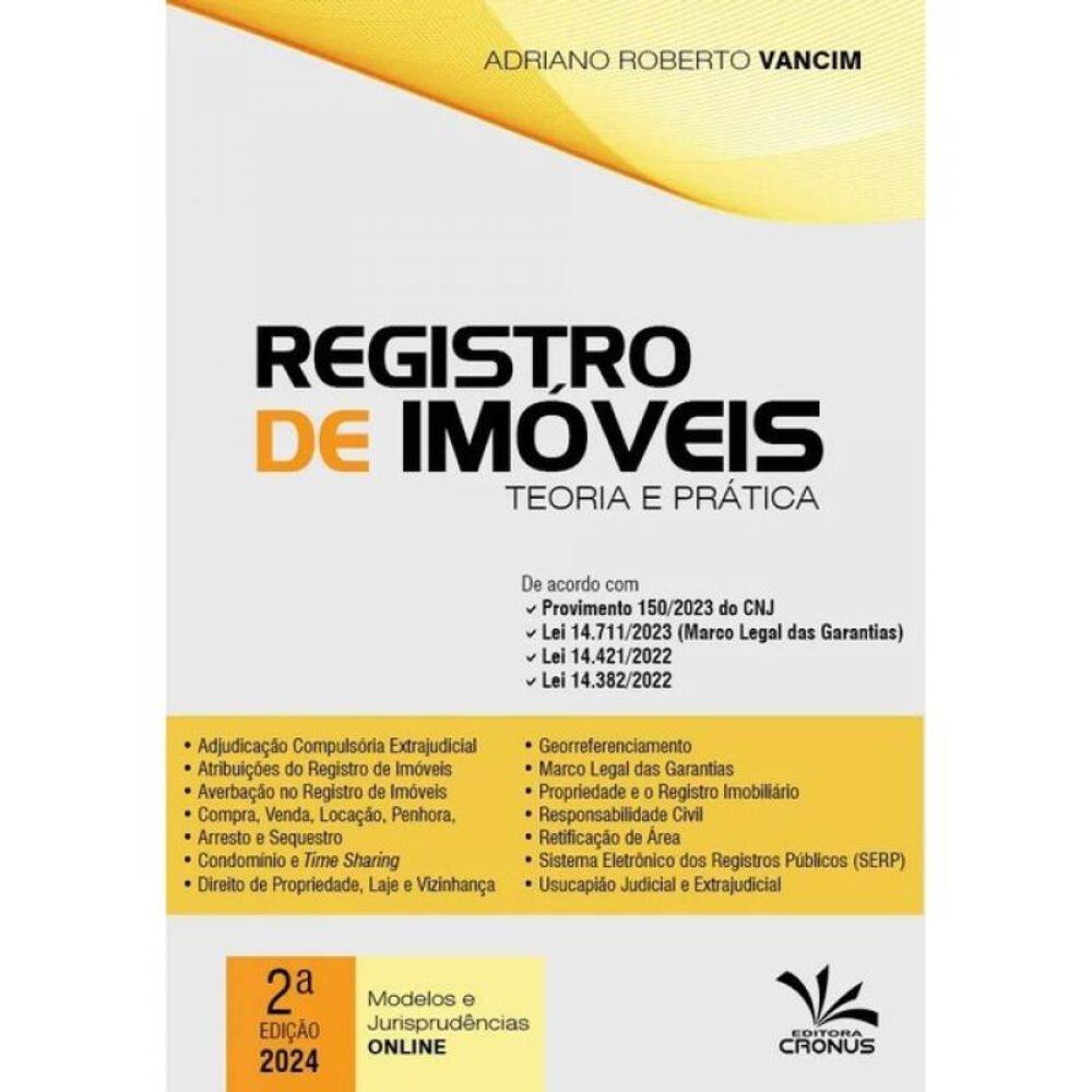 Registro De Imóveis - 2024