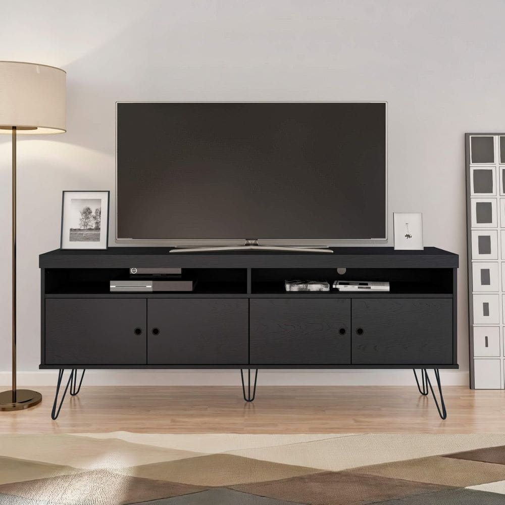 Rack Para Tv até 65" 4 Portas 2 Prateleiras e Nichos Liberty