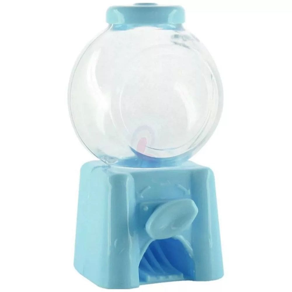 Baleiro de Plástico Candy Machine 10cm Azul Bebê ( Pacote c\ 25 unidades) Decoração / Lembrancinha