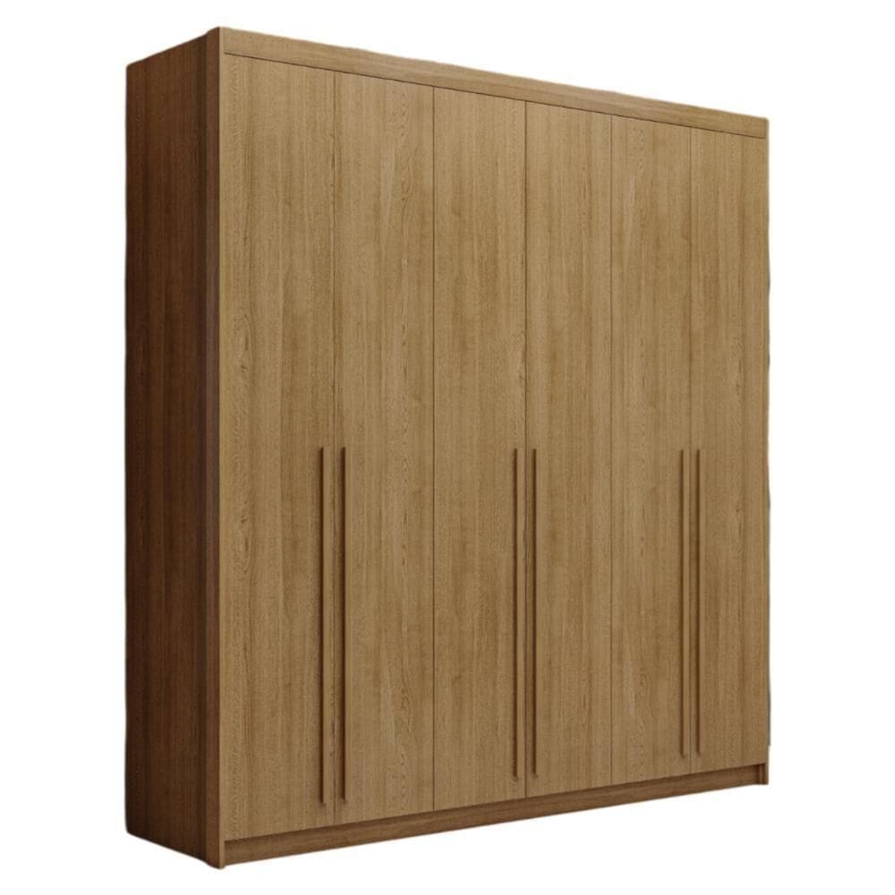 Guarda Roupa Com 3 Gavetas E 6 Portas Valência Nature