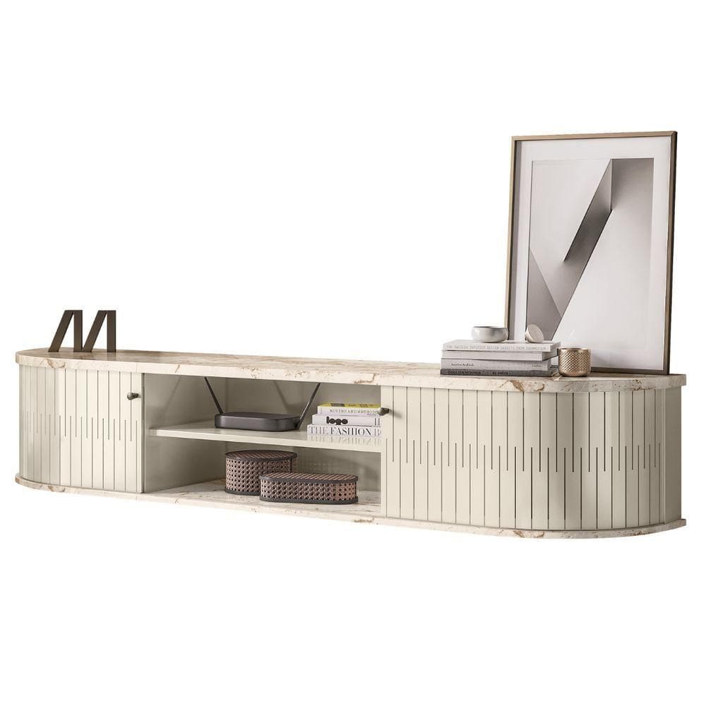Rack Para Tv`s De 75 Polegadas Génova Calacata Off White