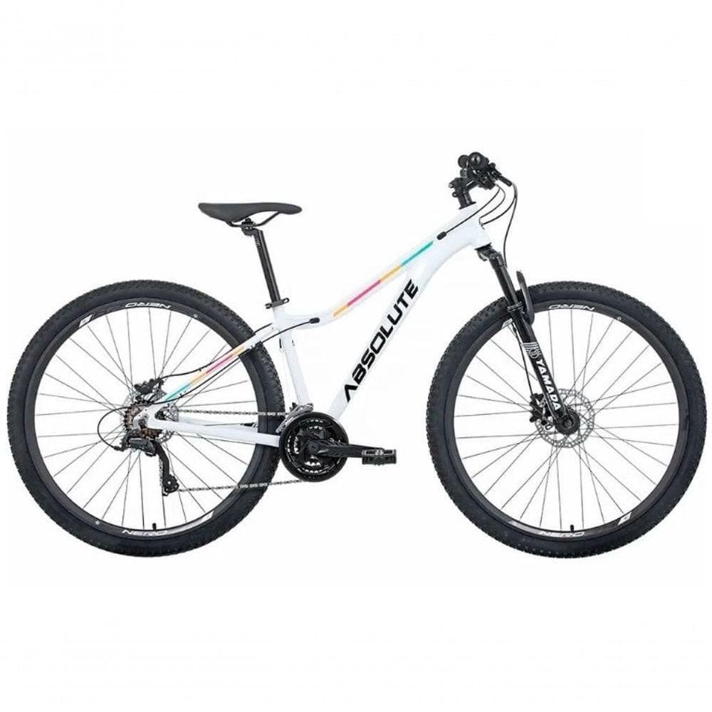Bicicleta Aro 29 Absolute Mia 3 Feminina 27v Garfo Com Trava Branco 16.6