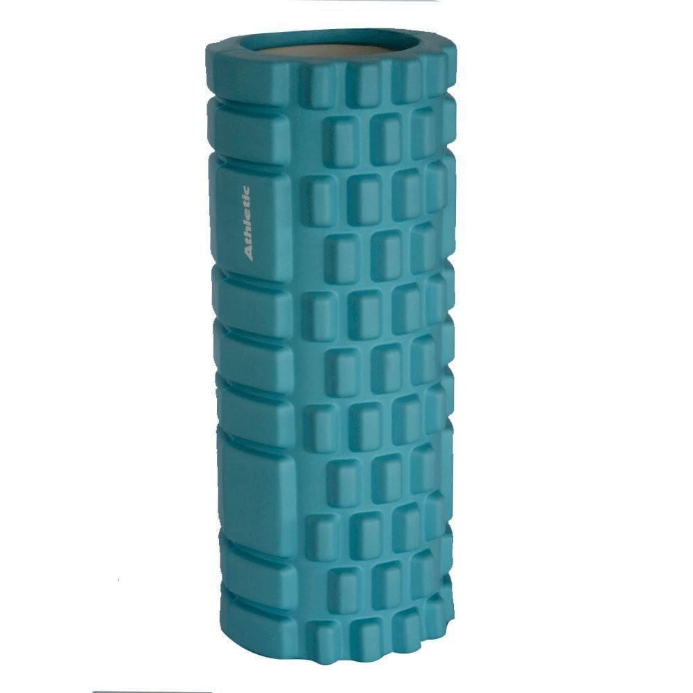Rolo De Massagem Liberação Miofascial Athletic Foam Roller Residencial Azul