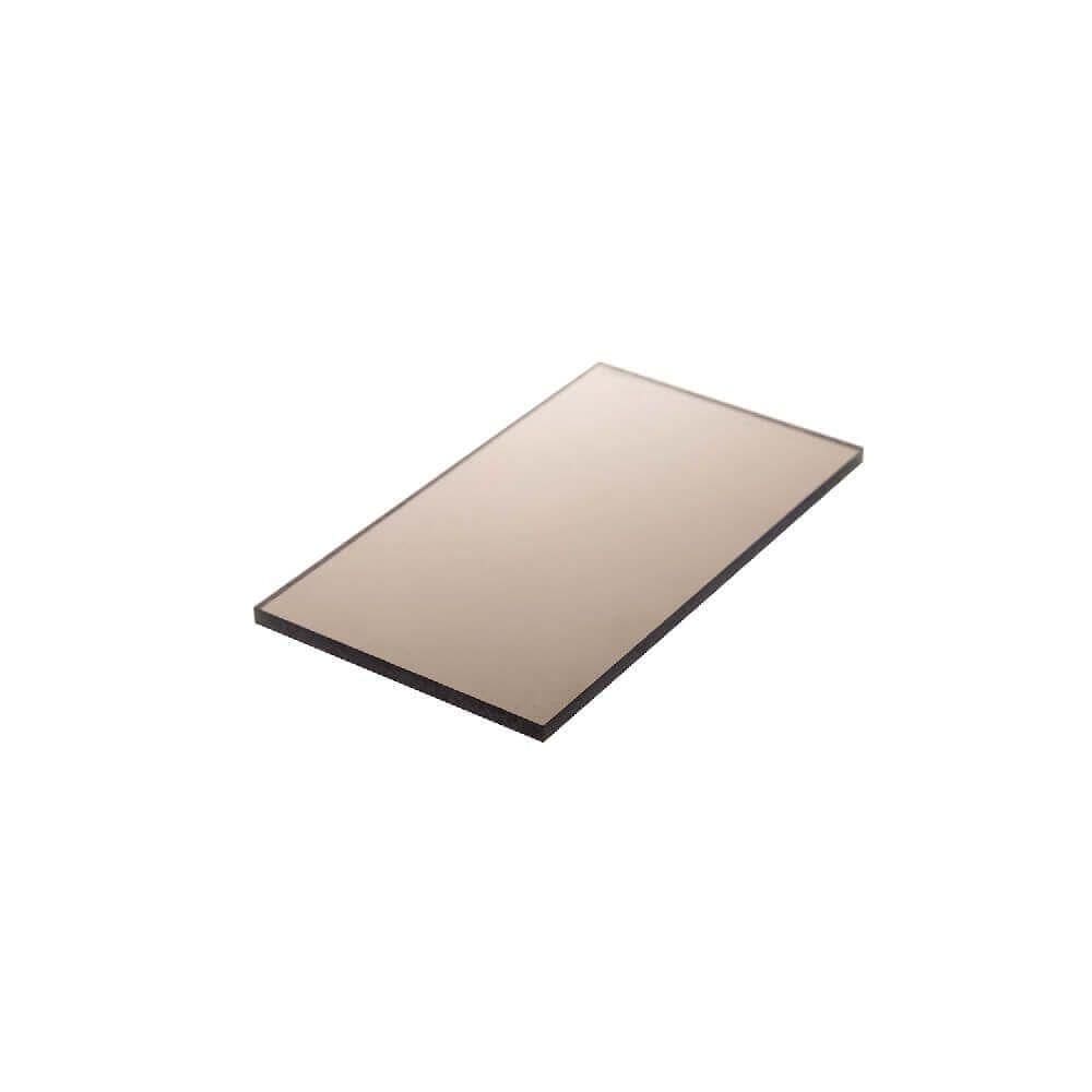 Chapa De Policarbonato Compacto Bronze 4mm 2,00m X 6,00m