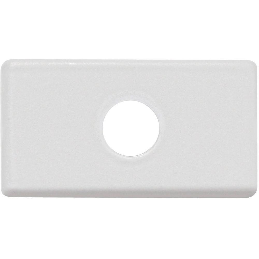 Kit 6un Módulo Tampo Com 1 Furo 9,5 Mm Tramontina Branco Tramontina