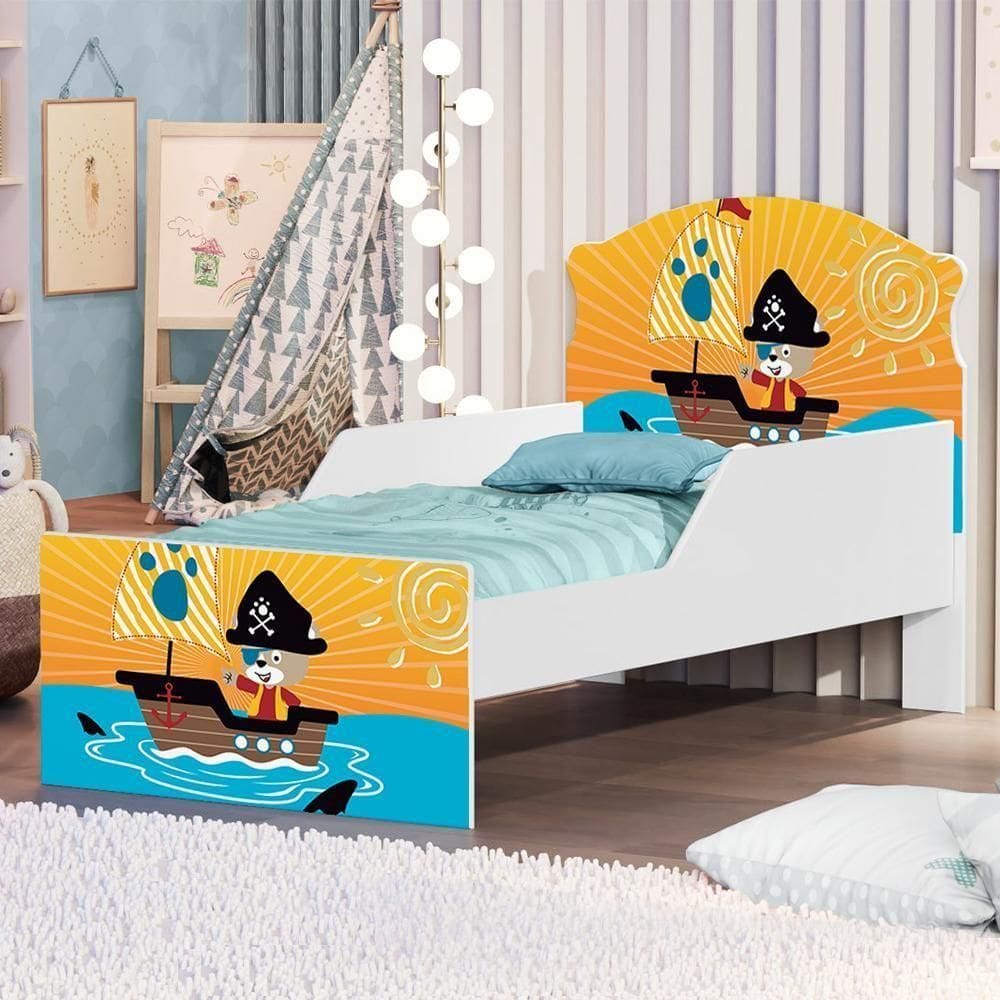 Mini Cama Pirata Do Mar