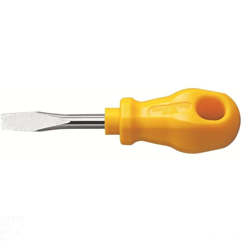 Chave De Fenda Toco Tramontina Yellow Com Ponta Chata 1-4x1.1-2” Tramontina