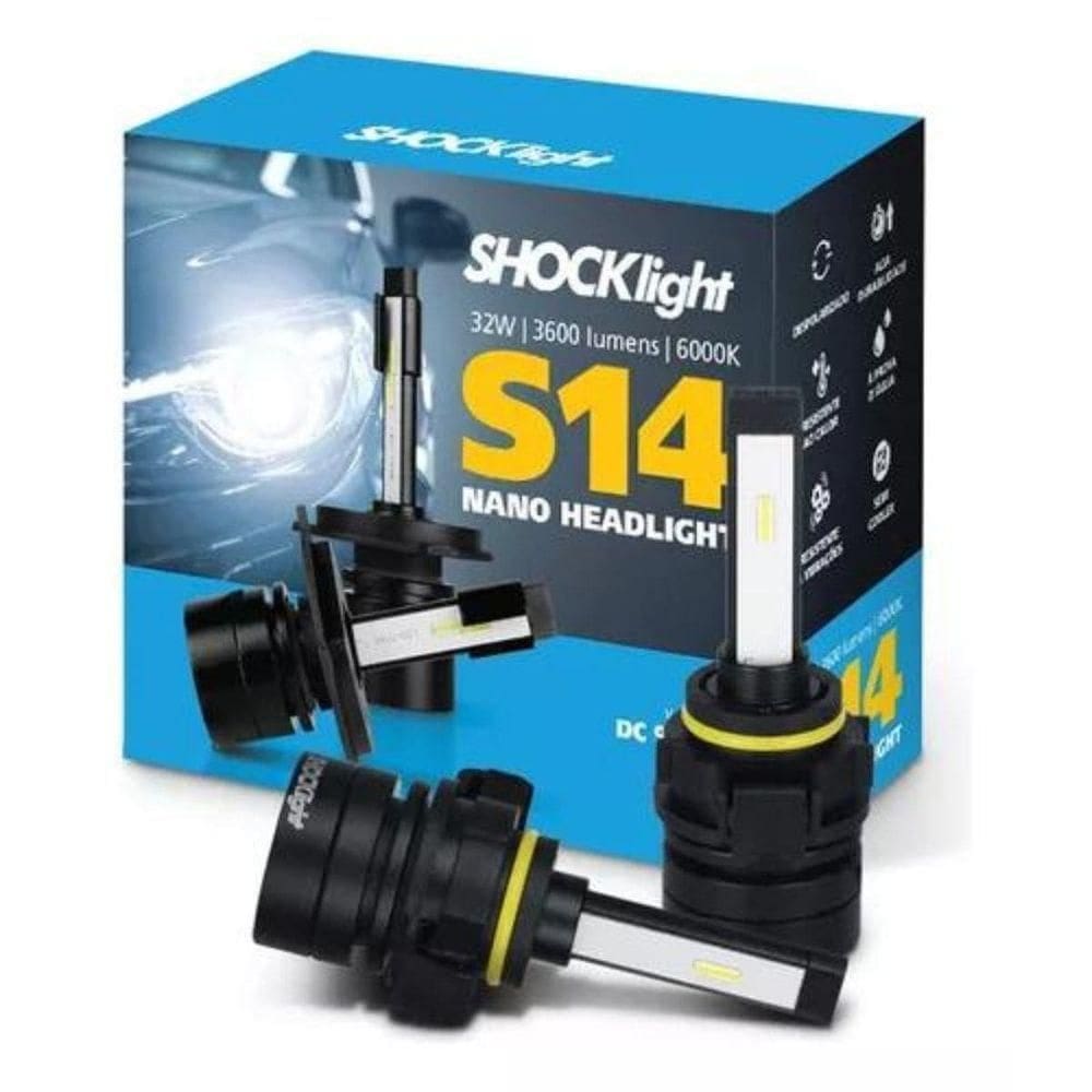 Lâmpada Shockligth Led S14 Nano H16 6000k 12v Headligth