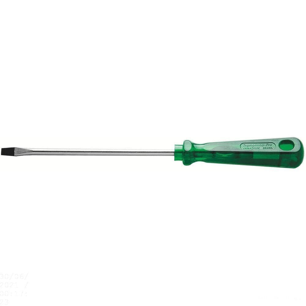 Chave De Fenda Ponta Chata Em Aço Cromo Vanádio 6x350 Mm (1-4x14”) Tramontina Pro Tramontina