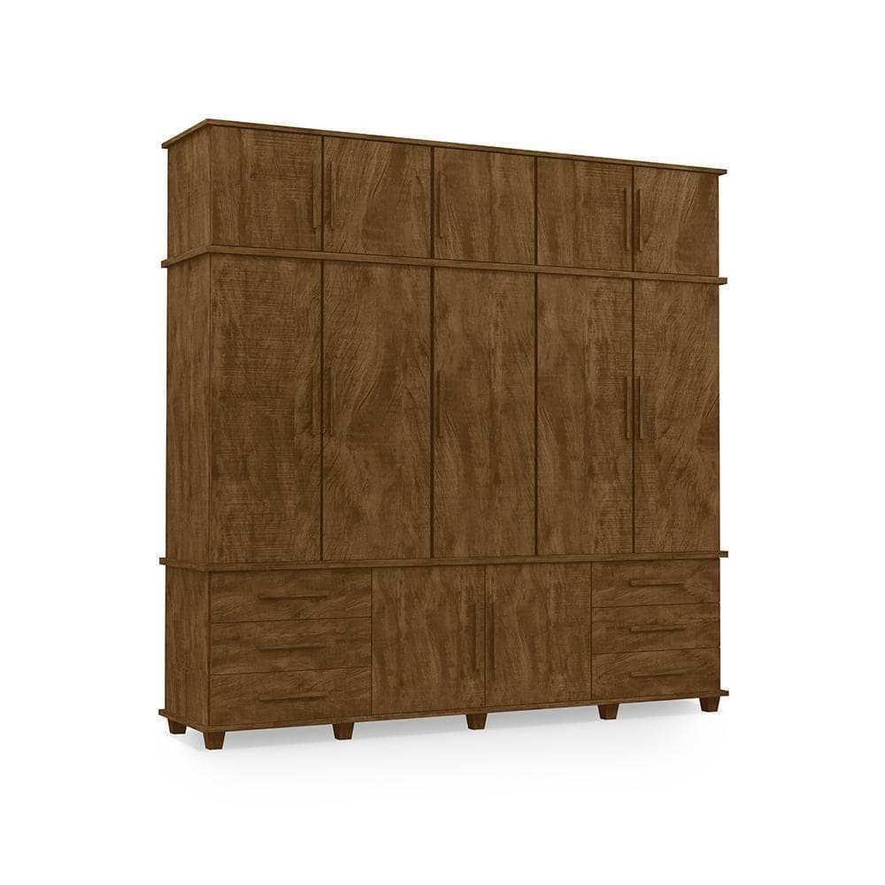 Guarda-roupa Com 5 Portas Berlim Malbec
