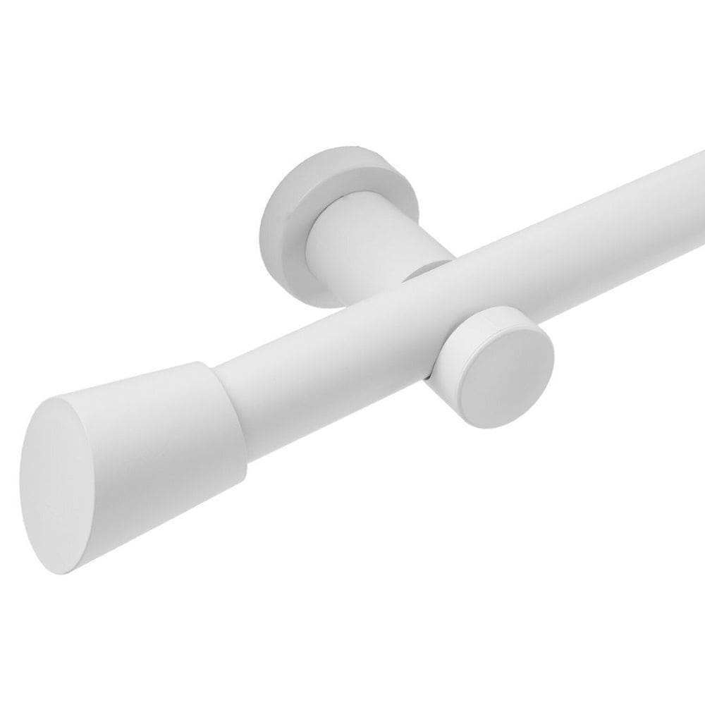 Kit Varão Completo Joy Infantil 28mm 2 Metros com Emenda - Quarto de Criança Branco