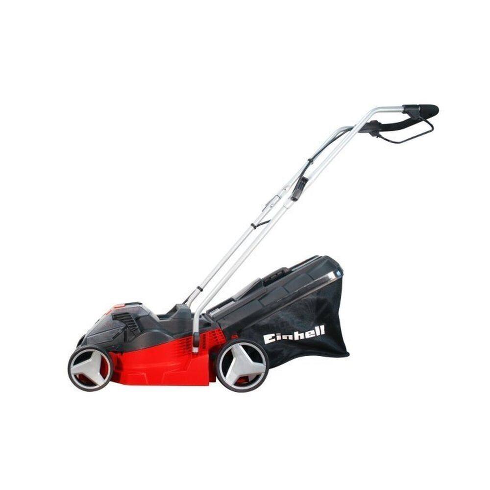 Kit Cortador de Grama Ge-cm 33 Li Solo Einhell com Bateria Power X-change 18v 5,2ah Plus Einhell Preto