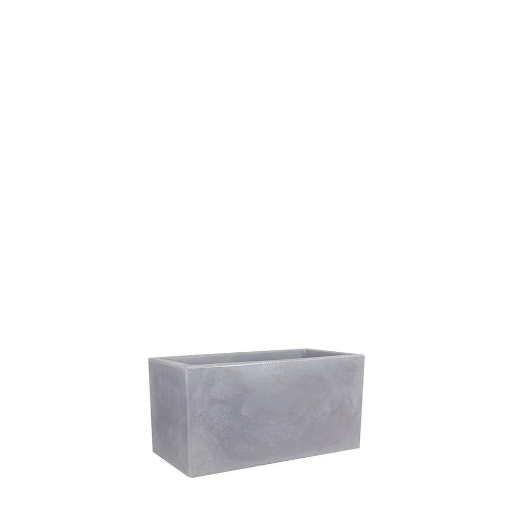 Jardineira Cubo 60 X 30 Cm Cor 19 - Antique Cimento