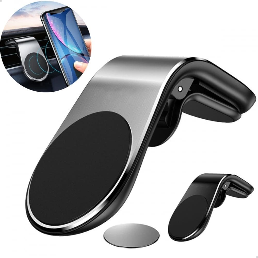 Suporte Automotivo para Celular com Ímã 360°- Ideal para GPS e Celular