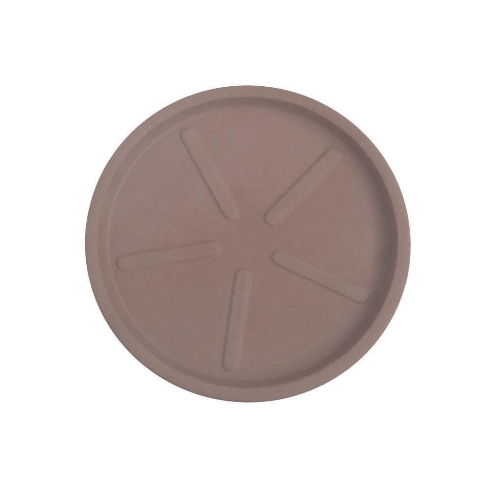 Base Redonda 28 X 3 Cm Cor 16 - Antique Castanho