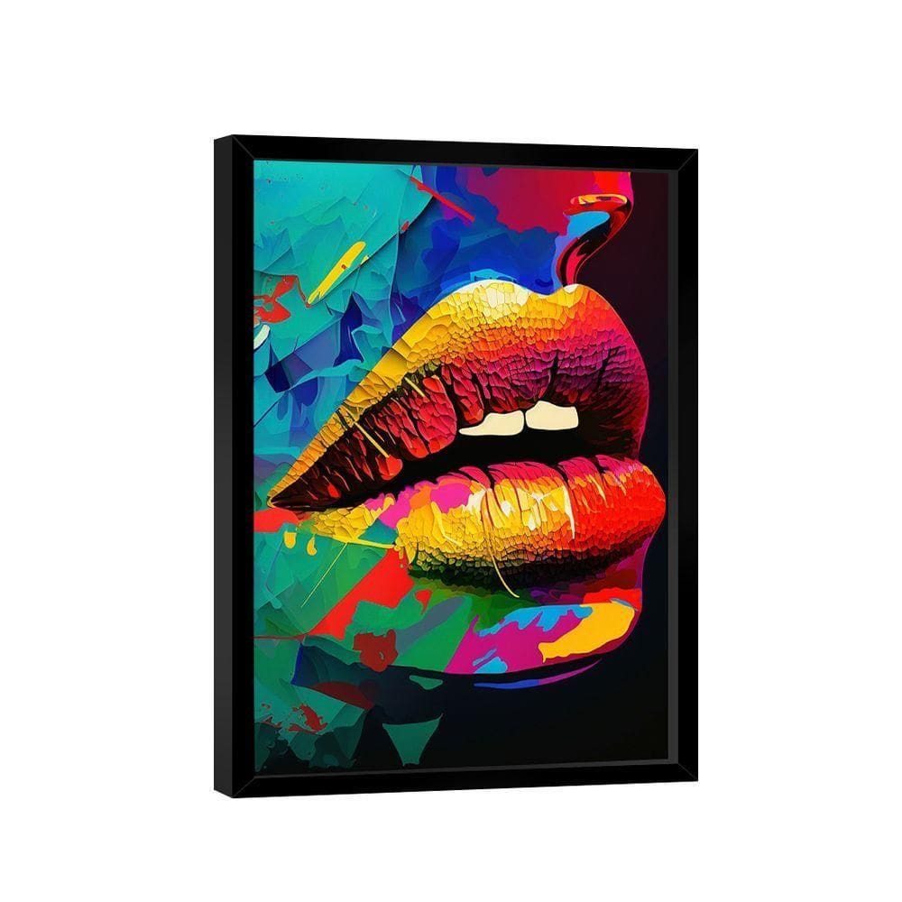 Quadros Boca E Cores -- Br Artes