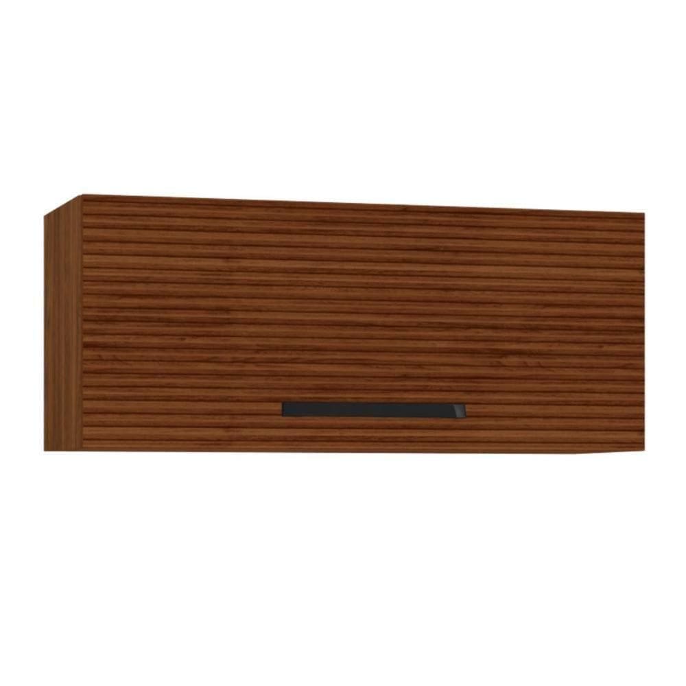 Armário Suspenso Com 1 Porta Charlotte Nogueira Off White