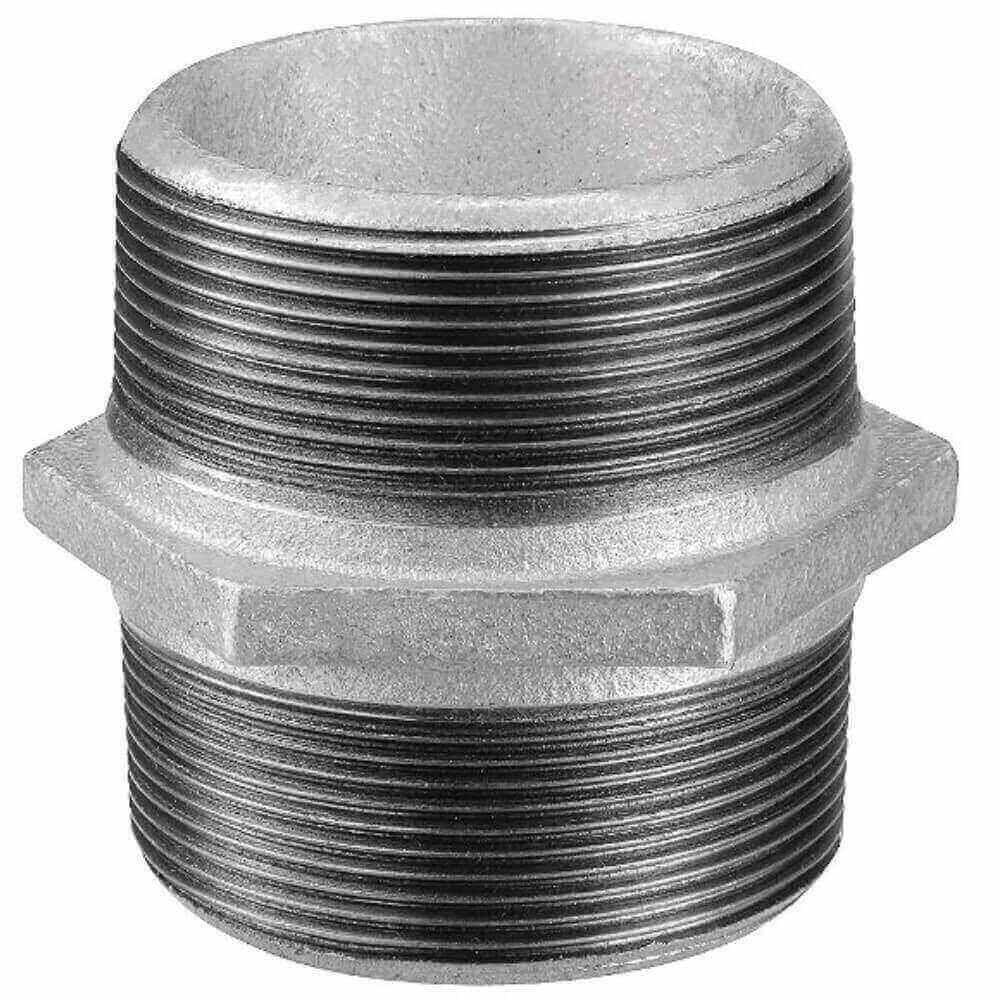 Niple Duplo Galvanizado Tupy Tamanho 2"