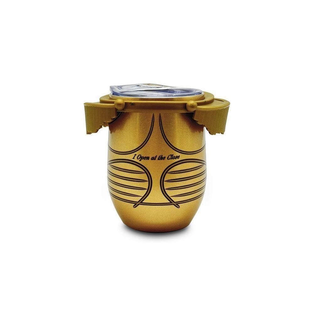 Copo Para Viagem Com Tampa Pomo De Ouro