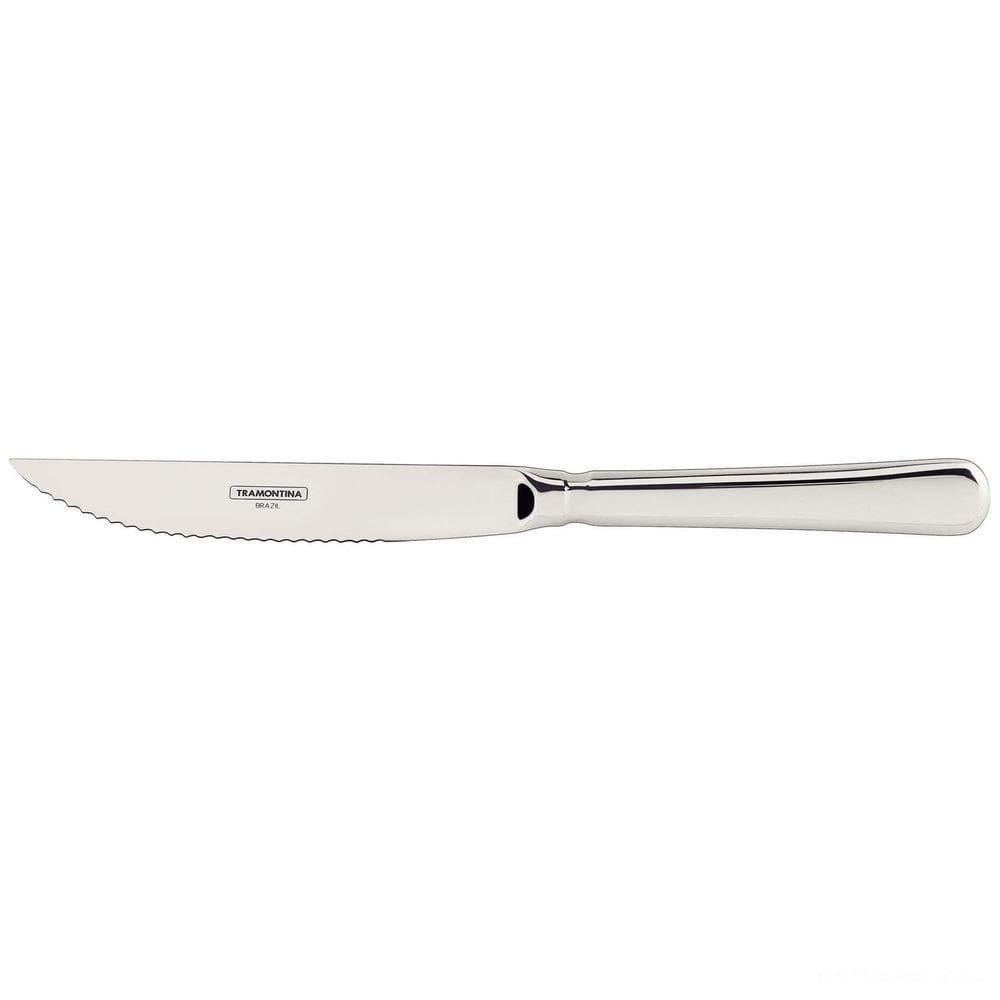 Faca Para Churrasco Tramontina Baguette Em Aço Inox Tramontina