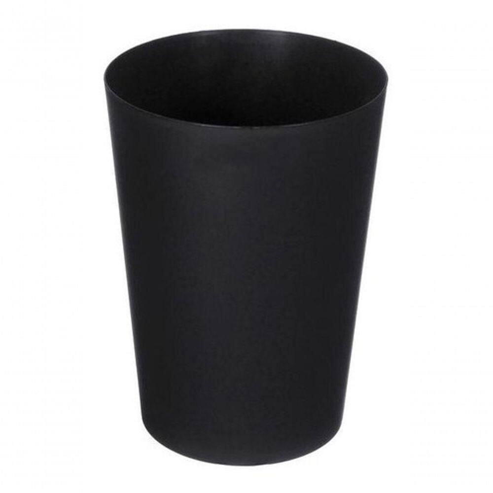 Cesto Lixeira Plástico Sem Tampa 22l Jsn Preto Cor:preto