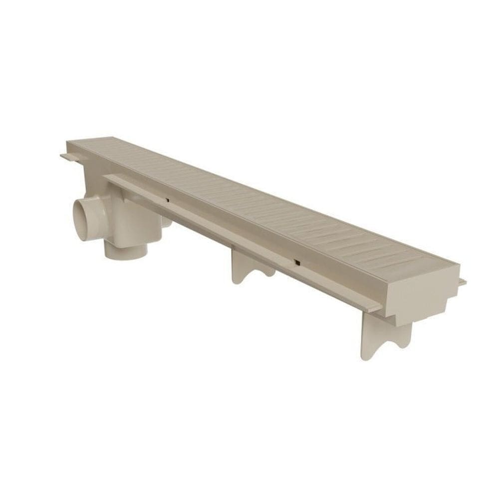 Kit 5 Ralo Linear com Tampa Vazada 50 cm Astra Bege