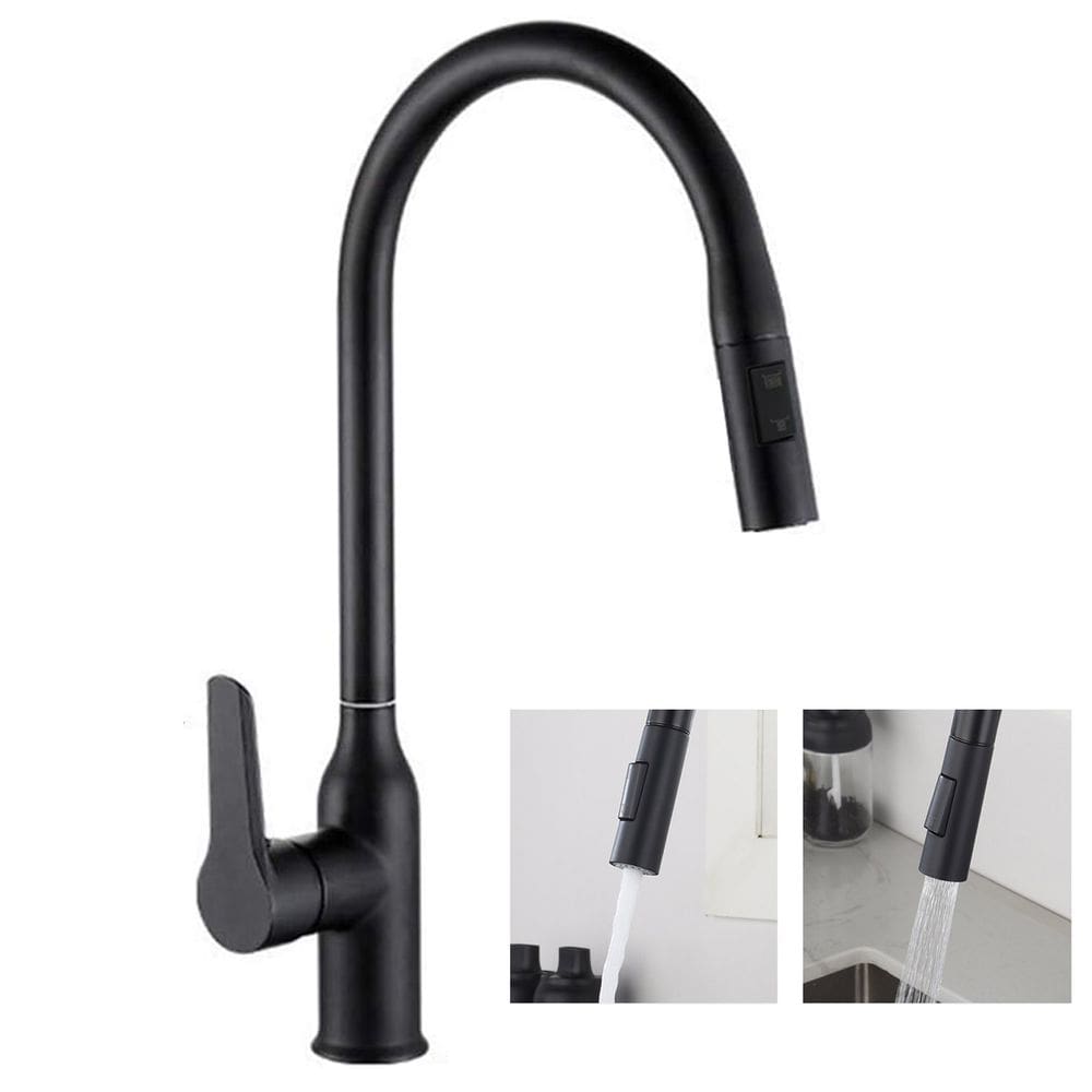 Torneira Extensivel Gourmet Cozinha Pia Bancada Mesa Ducha Articulada Dois Jatos Monocomando Agua Quente Fris Moderno Sofisticado Pratico