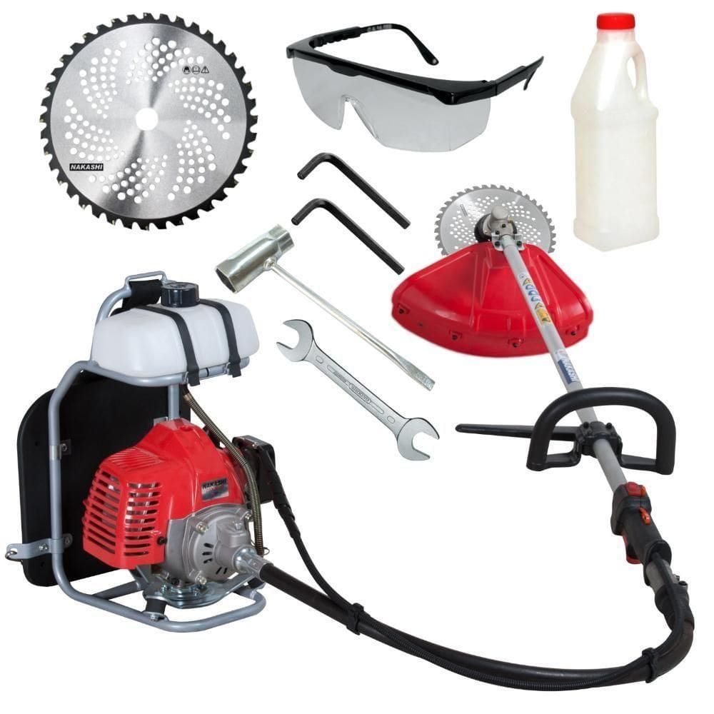Roçadeira Costal Nakashi C330mbo à Gasolina 2t 33cc Potente
