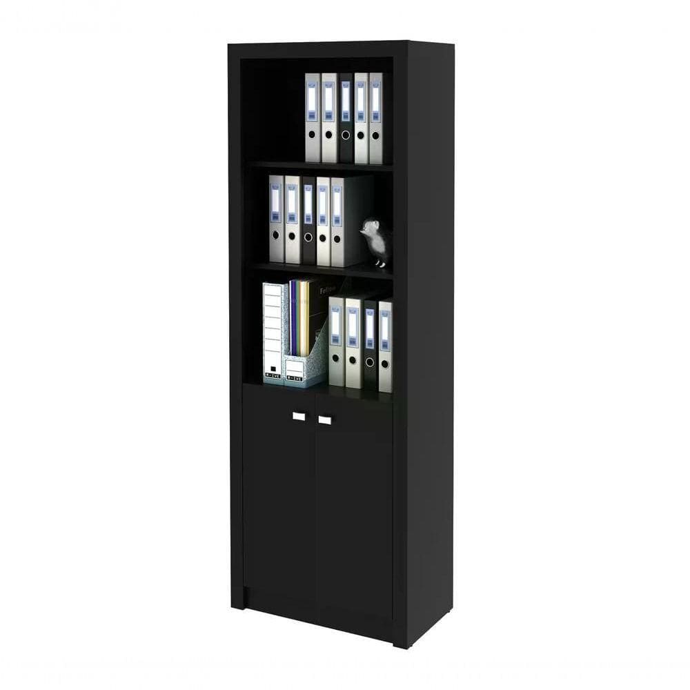 Armário Para Escritório Me4110 Preto Tecno Mobili Preto