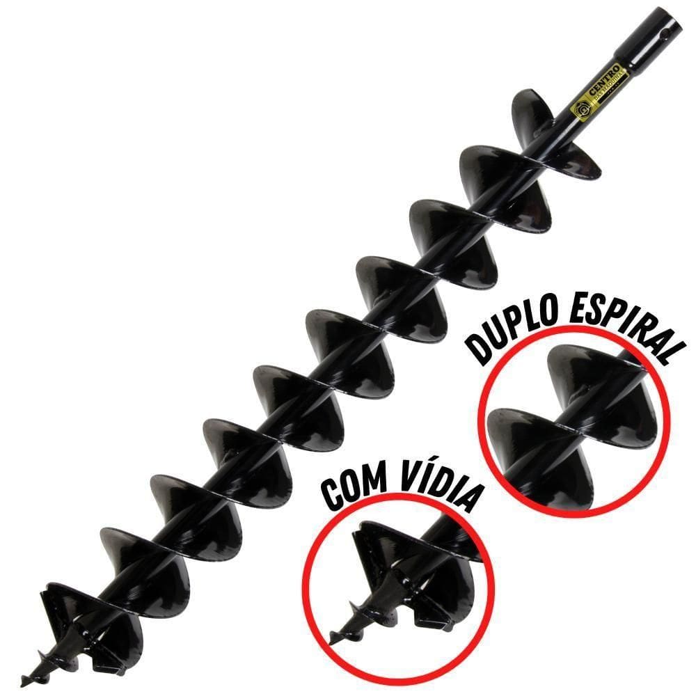 Broca Para Perfurador De Solo Em Ferro Kawashima 800mmx100mm