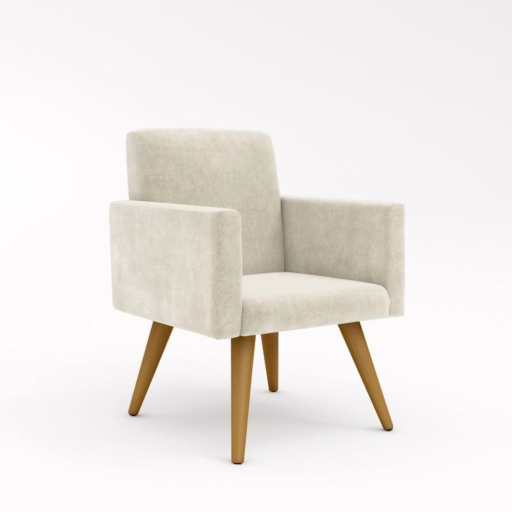 Poltrona Decorativa Esteticista bege