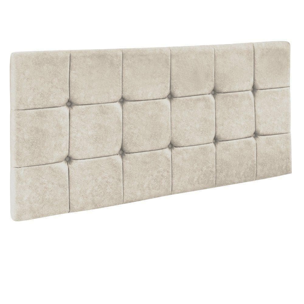 Cabeceira Painel Sleep Box Casal 1,60m Bege