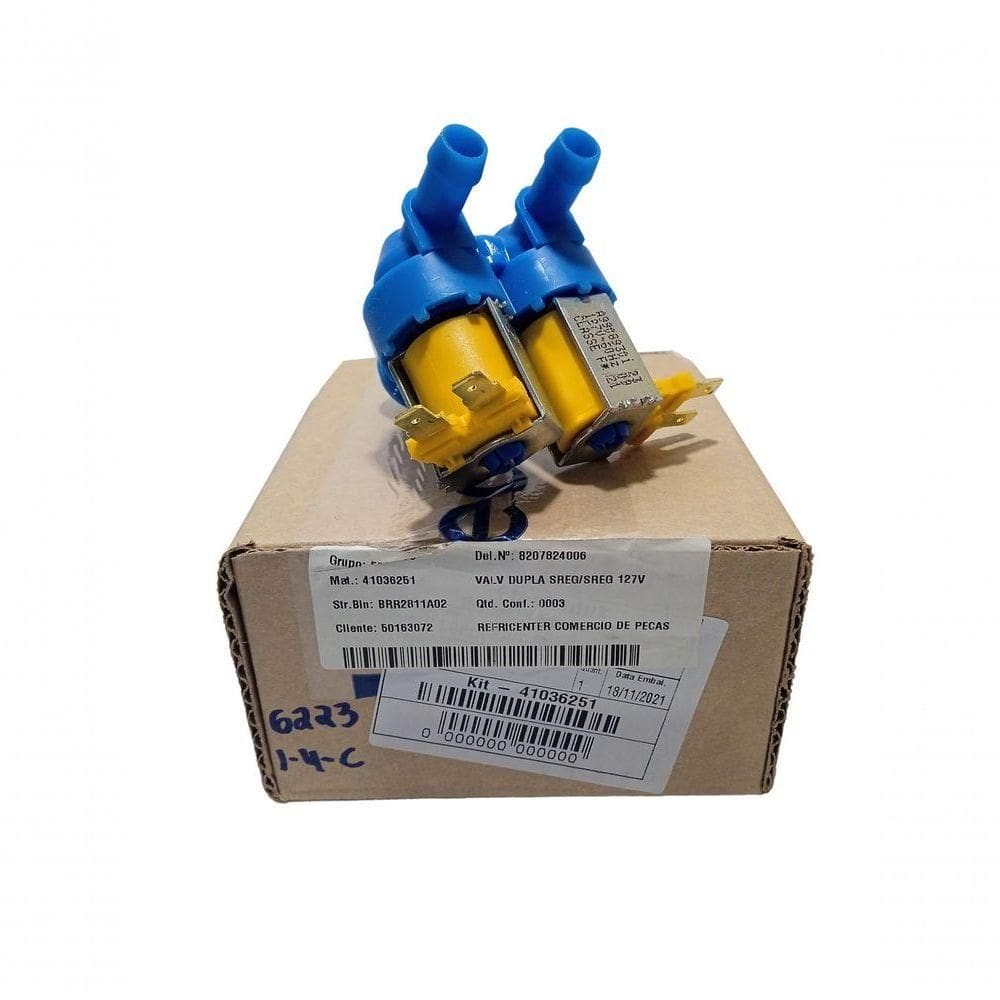 Válvula De Entrada De Água Dupla 110V Lavadora Electrolux