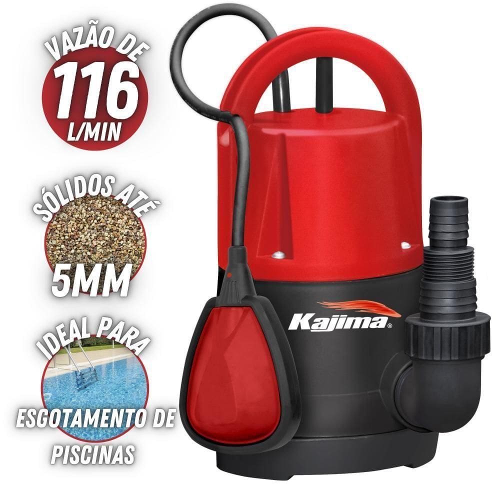 Eletrobomba Submersa Qwl105 Kajima Vazão 116l/min 1/2hp 220v