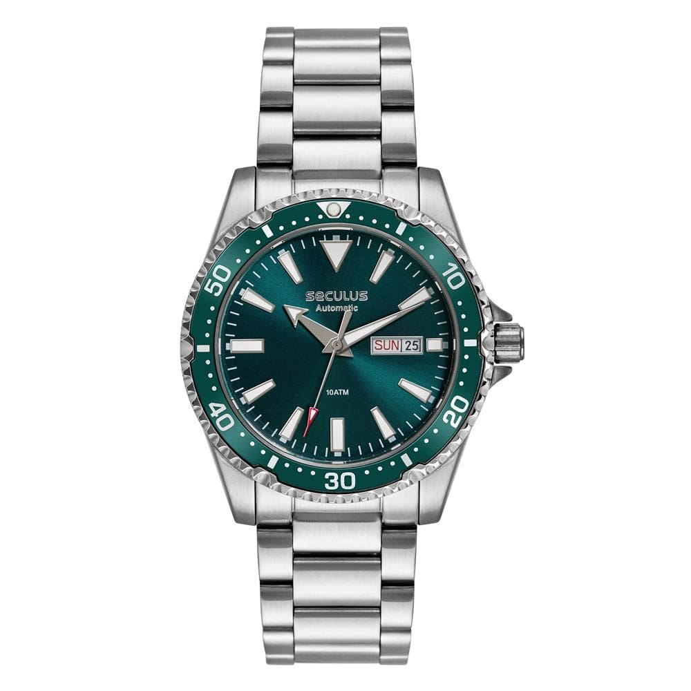 Relógio Seculus Masculino Ref: 44237g0svna2 Automático Prateado