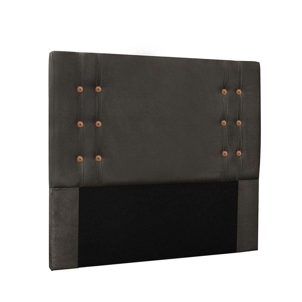 Cabeceira Gênova para Cama Box Queen 160cm Suede Cinza