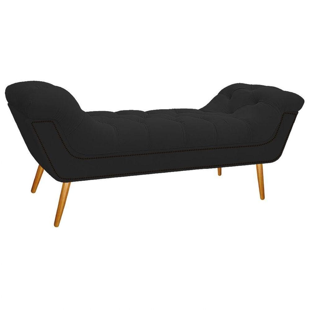 Calçadeira Estofada 160cm Queen Size Corano