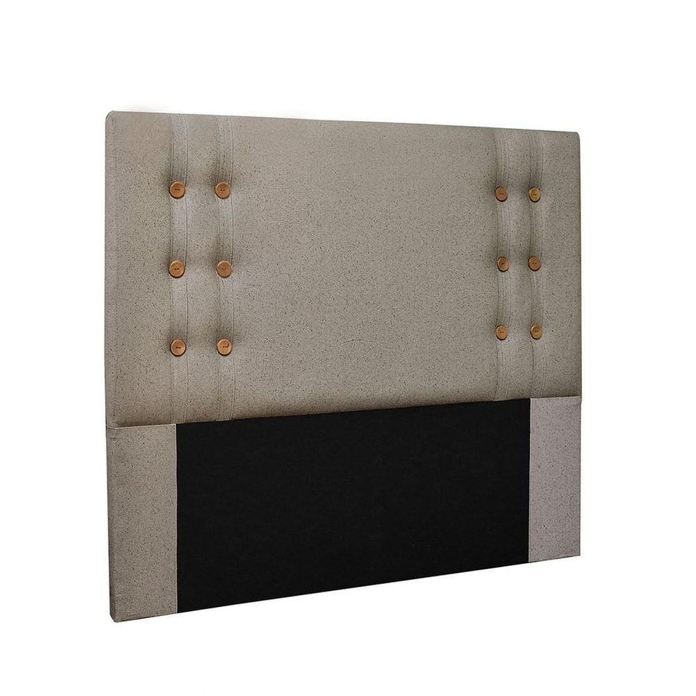Cabeceira Gênova para Cama Box King 195cm Linho Areia