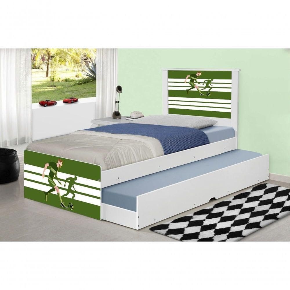 Bicama Juvenil Adesivada Futebol Jogador