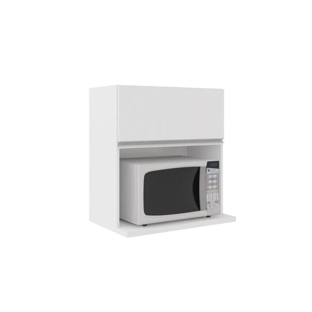 Armário Basculante Nicho Microondas Factual Branco - Fdecor