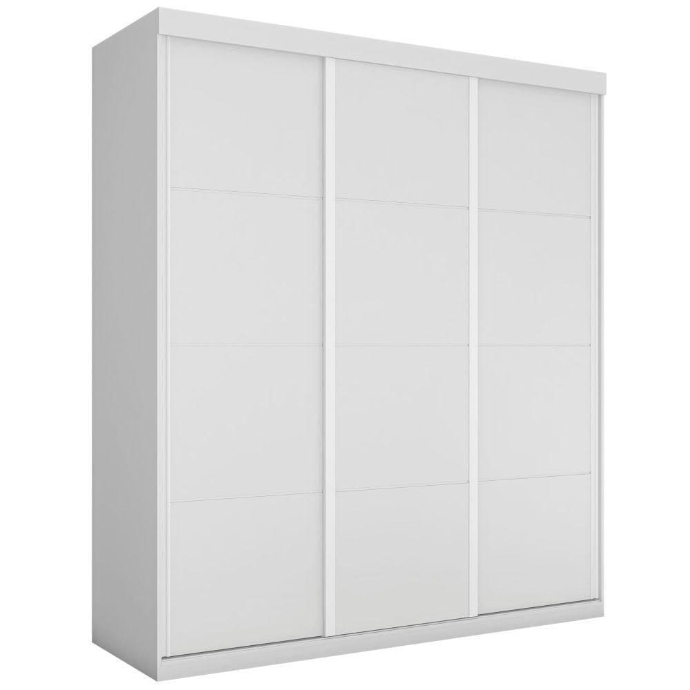 Roupeiro Casal Três Portas Correr Veneza Branco