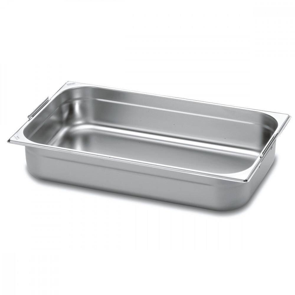 Cuba 2/1 Em Inox Com Alças Móveis Profundidade 100 mm 304