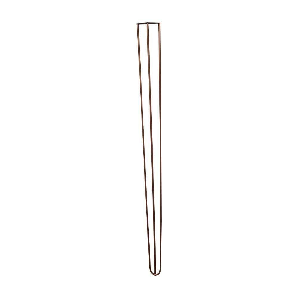 Pé De Metal 90 Cm Aparador E Mesa De Canto Bronze