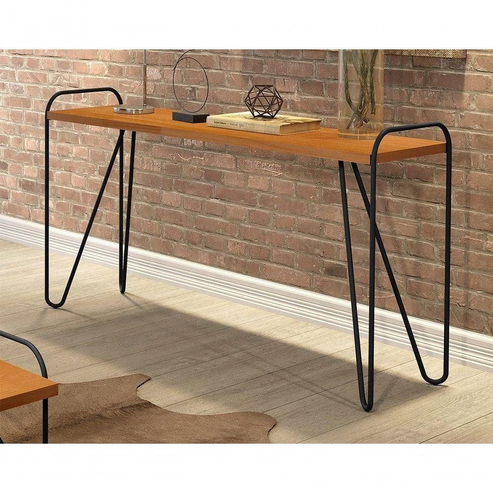 Aparador Com Pés Em Metal Tubular Gênova Pinus Metal Preto