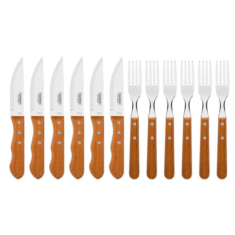 Jogo De Churrasco Inox 12pc Dynamic - Tramontina