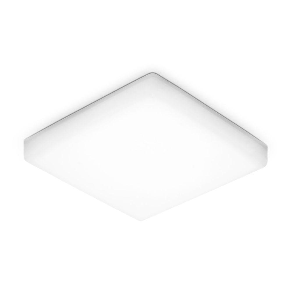Painel De Led Frameless Quadrado Embutir/sobrepor 17w Bivolt Taschibra 6500k Luz Fria