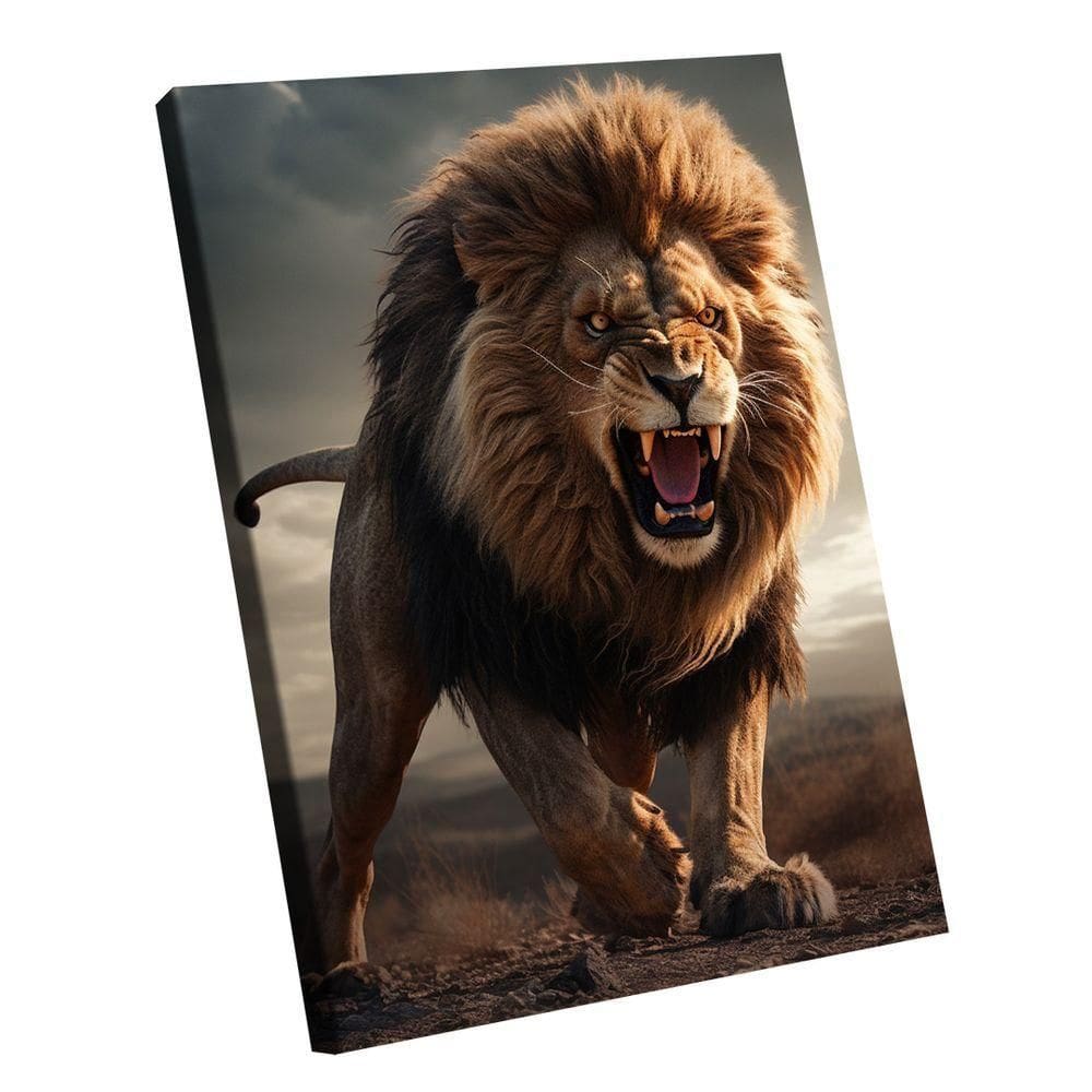 Quadro Angry Lion -- Br Artes