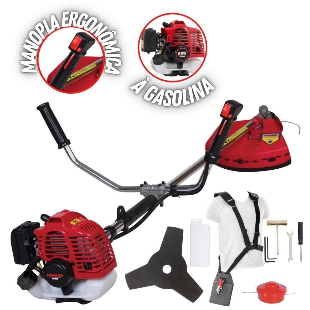 Roçadeira Kawashima Kw26l à Gasolina 2t Transmissão Yamasaki