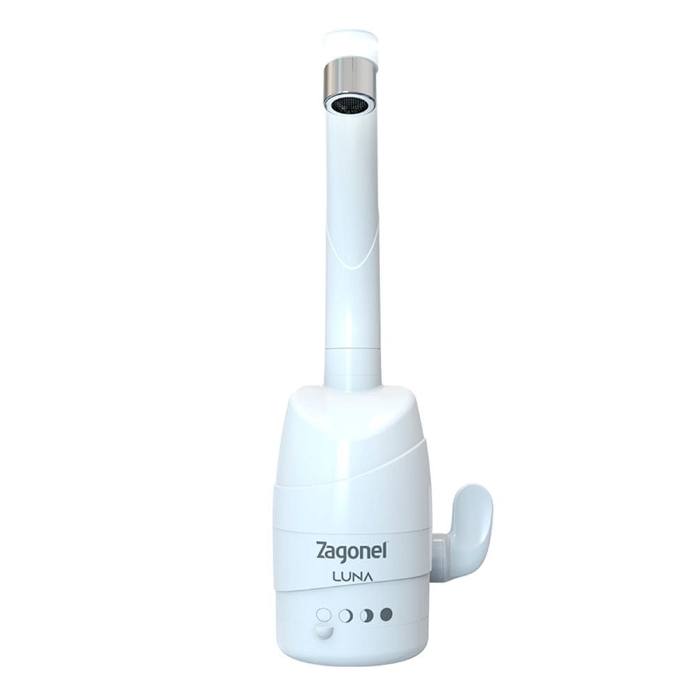 Luna Torneira Zagonel Elétrica Branco 220v 5500w Parede